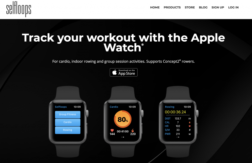 apple watch rowing